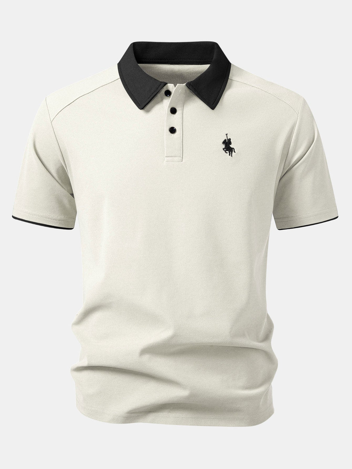 Contrast Collar Polo