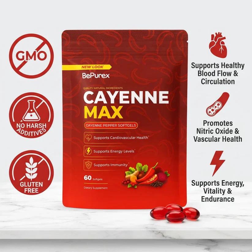 BePurex Cayenne Pepper Softgels
