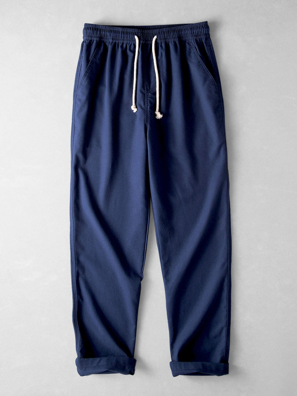 Short Sleeve Linen Look Stand Collar Shirt & Straight Leg Linen Pants