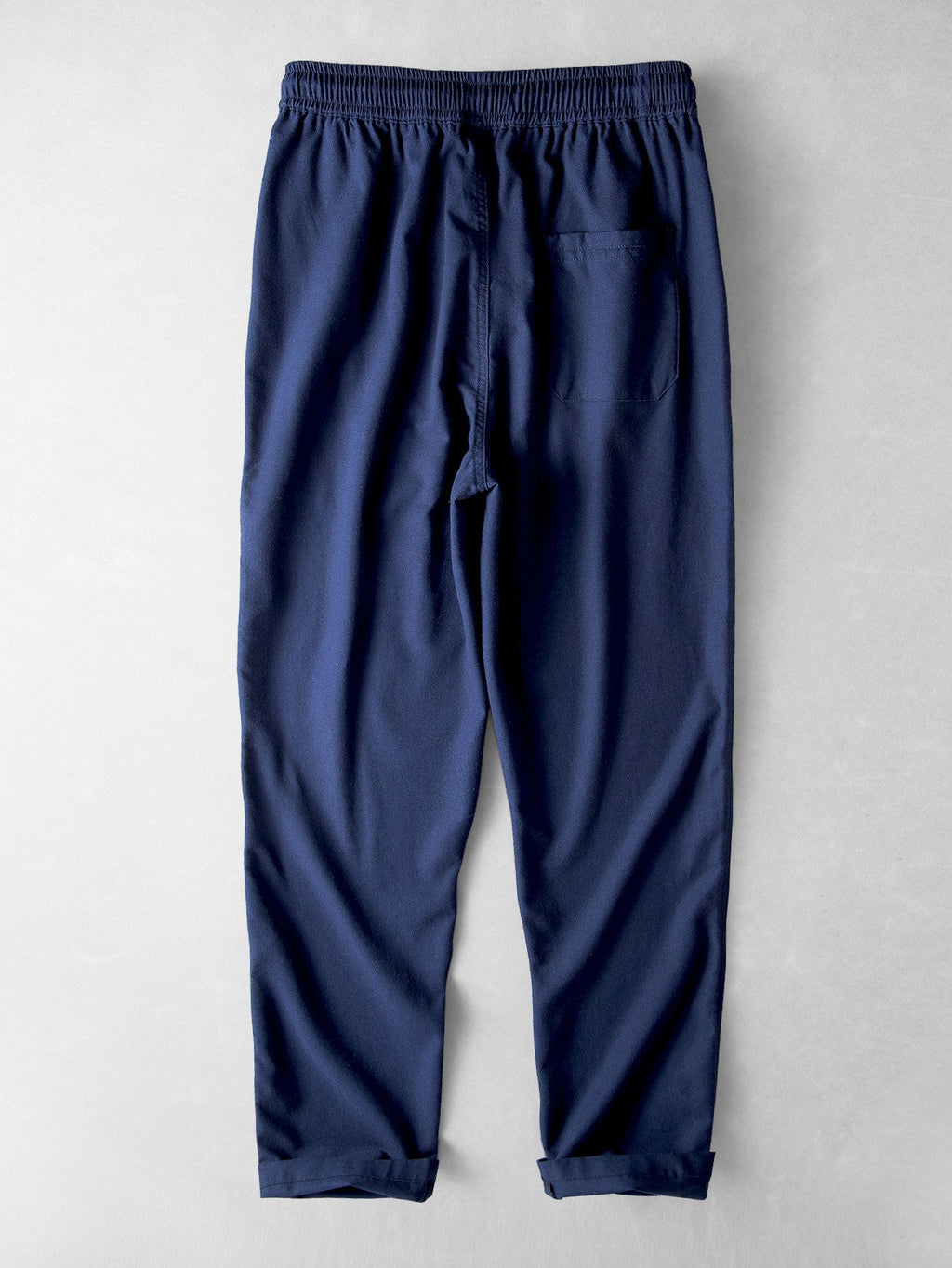Short Sleeve Linen Look Button Up Shirt & Straight Leg Linen Pants