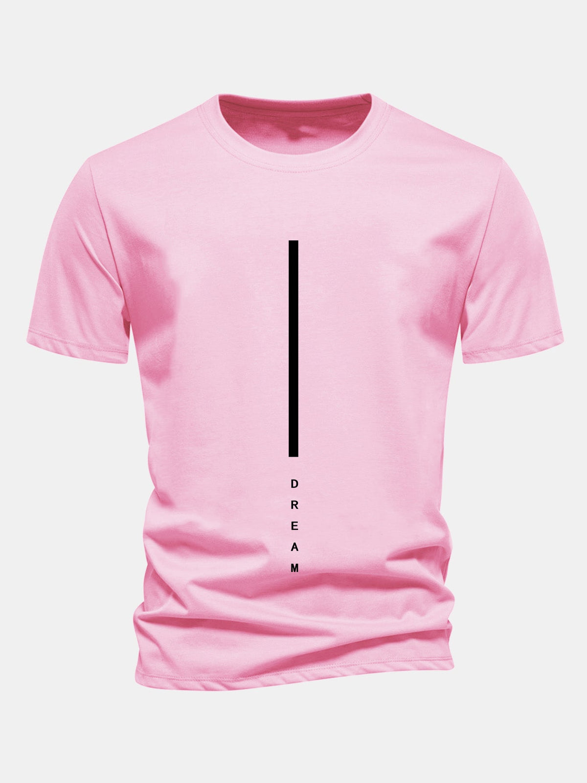 Regular Fit Dream Stripe Print Cotton T-Shirt
