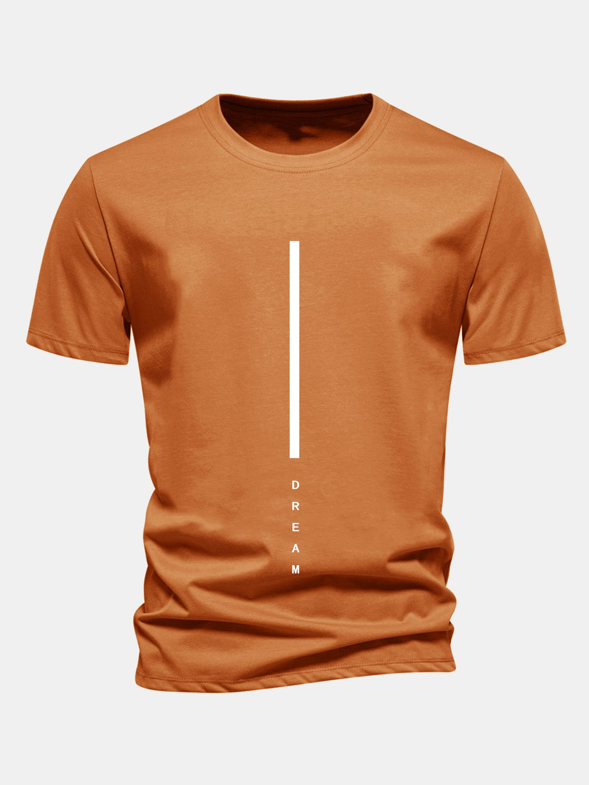 Regular Fit Dream Stripe Print Cotton T-Shirt