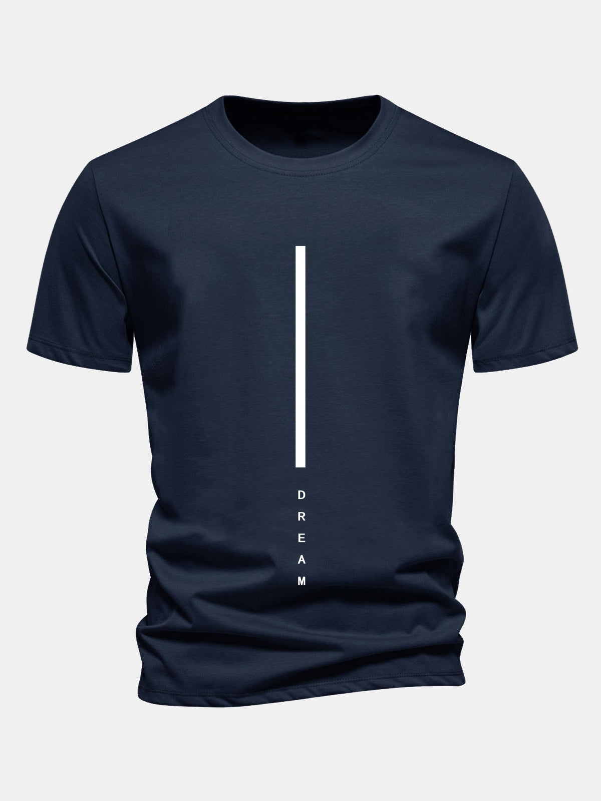 Regular Fit Dream Stripe Print Cotton T-Shirt