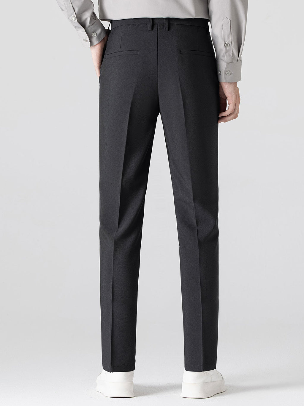 Twisted Jacquard Knit Polo & Slim Fit Tapered Trousers