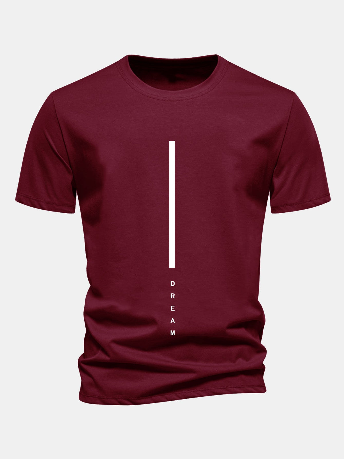 Regular Fit Dream Stripe Print Cotton T-Shirt