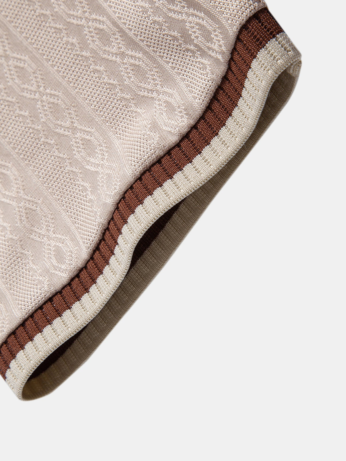TAORMINA Knitted Zip Polo Shirt